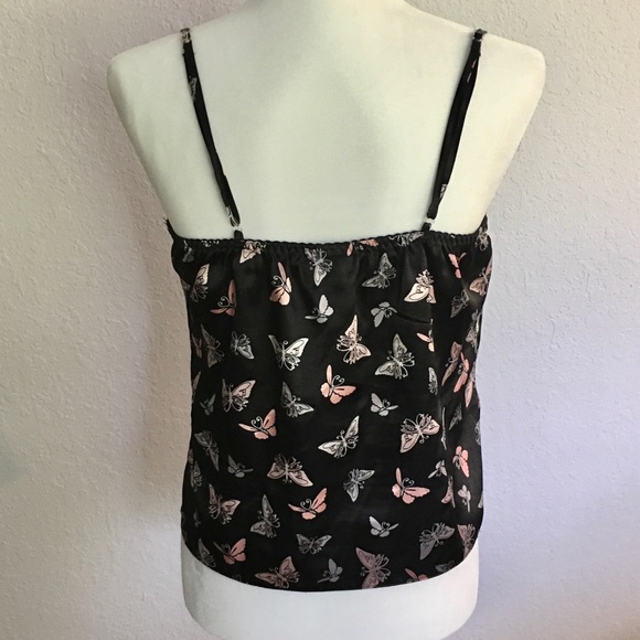 2-Piece Shortie Pajama Set, Pink/Black, Apt. 9 size M - Picture 4 of 9